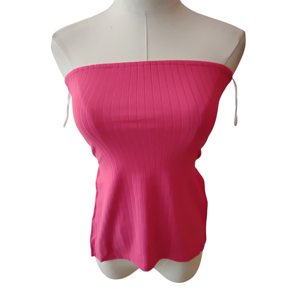 Capella Hot Pink 2 Piece Strapless Top & Pants Set Size Medium NWT
